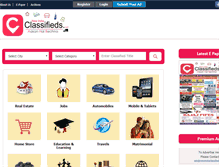 Tablet Screenshot of newindiaclassifieds.com